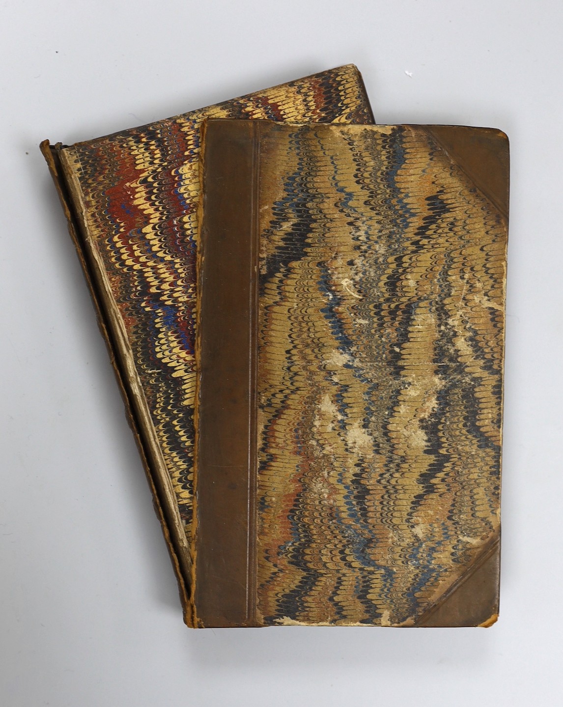 Austen, Jane - Pride and Prejudice. A Novel. First Collected Edition. pictorial engraved and printed titles, frontis; mid 19th century half calf and marbled boards, panelled spine with black label